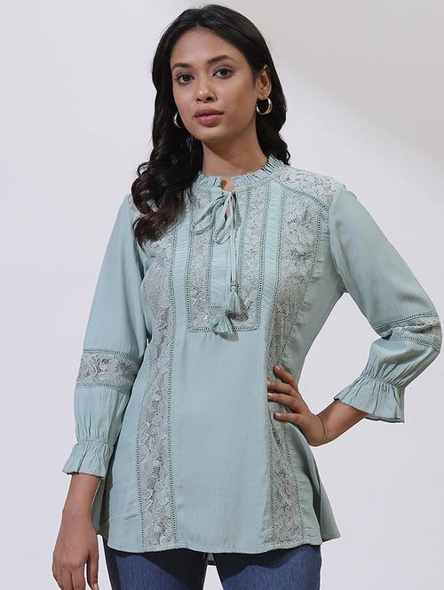blue self-designed regular top - 21459070 - Very Small Image - 1