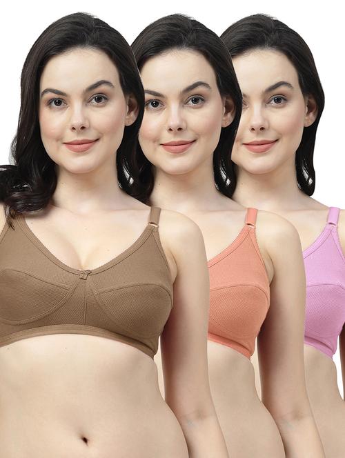 pack of 3 solid bra combo - 21460921 - Very Small Image - 1