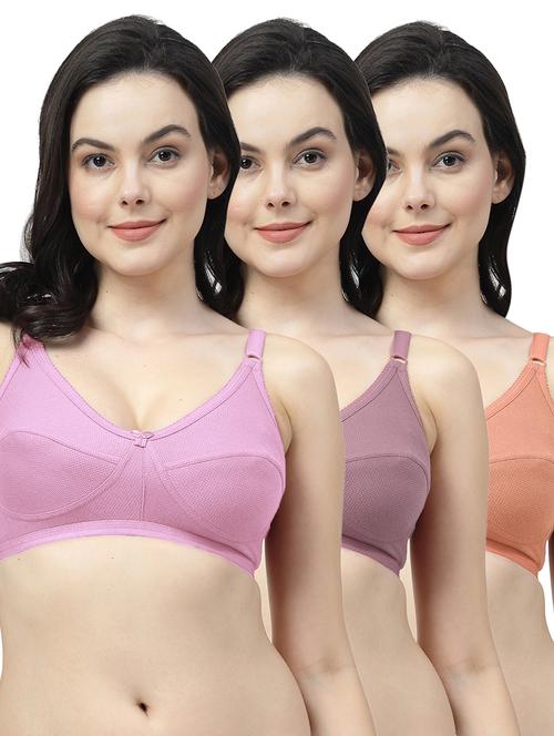 pack of 3 solid bra combo - 21460936 - Very Small Image - 1