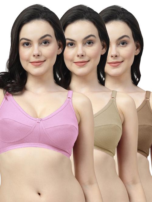 pack of 3 solid bra combo - 21460939 - Very Small Image - 1