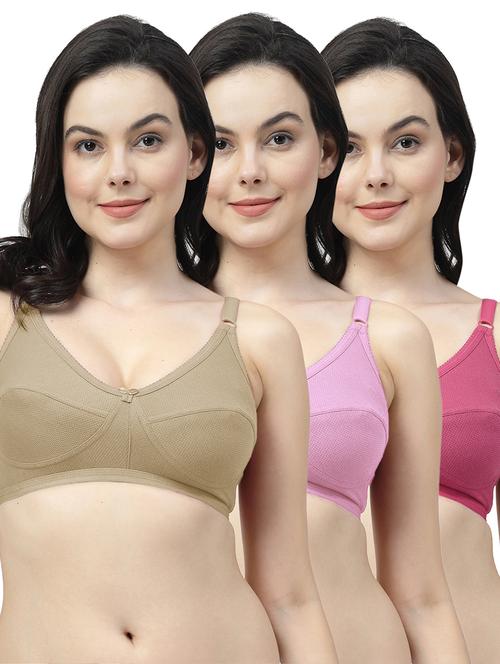 pack of 3 solid bra combo - 21460948 - Very Small Image - 1