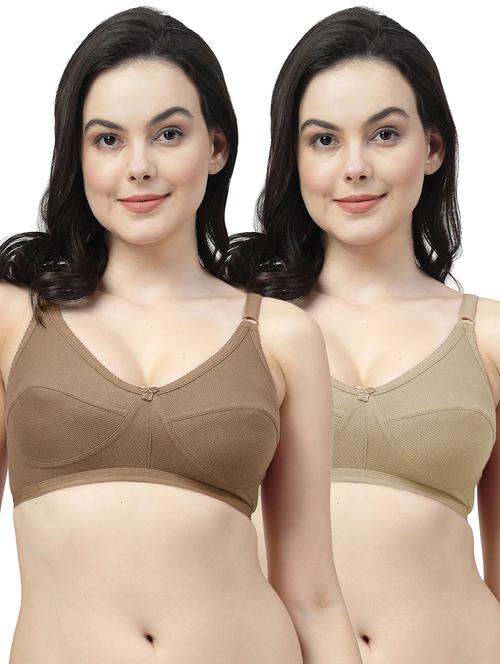 pack of 2 solid bra combo - 21460954 - Very Small Image - 1