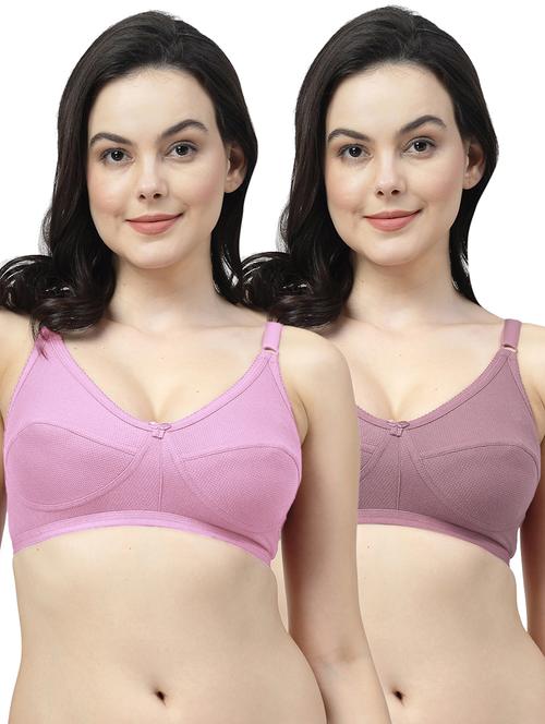 pack of 2 solid bra combo - 21460966 - Very Small Image - 1