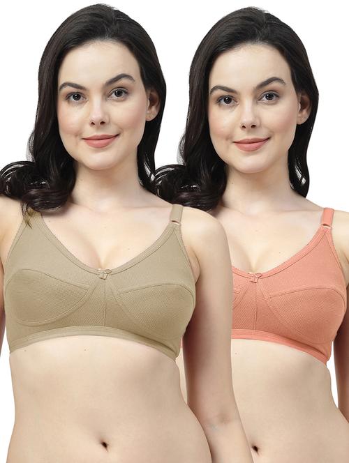 pack of 2 solid bra combo - 21460977 - Very Small Image - 1