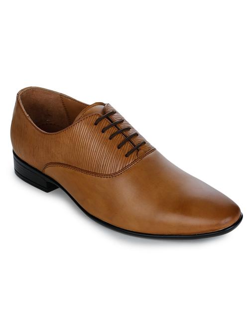 tan lace-up oxfords - 21464212 - Very Small Image - 1
