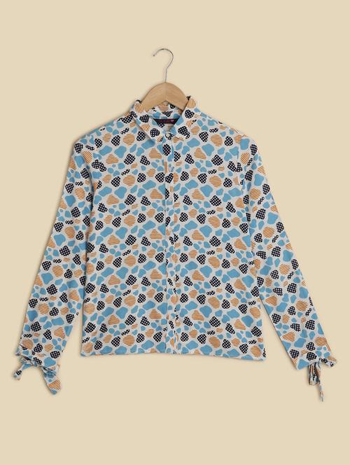 off white printed regular top - 21464787 - Very Small Image - 1