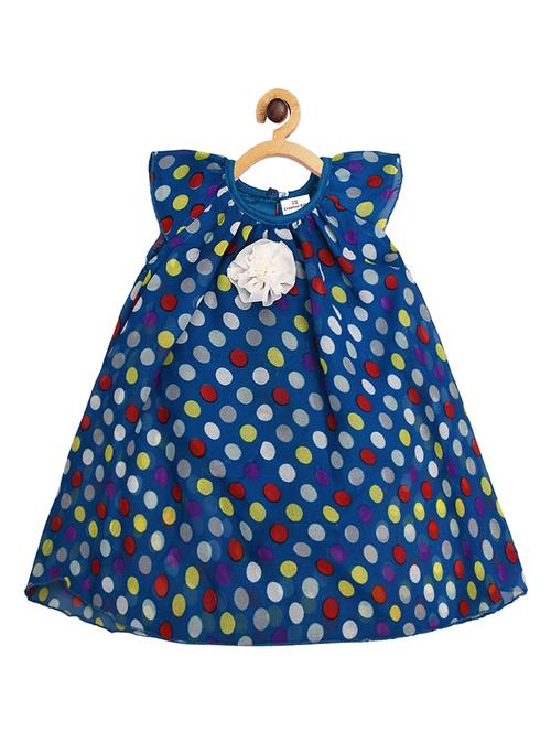 girls printed cotton a-line frock - 21465391 - Very Small Image - 1