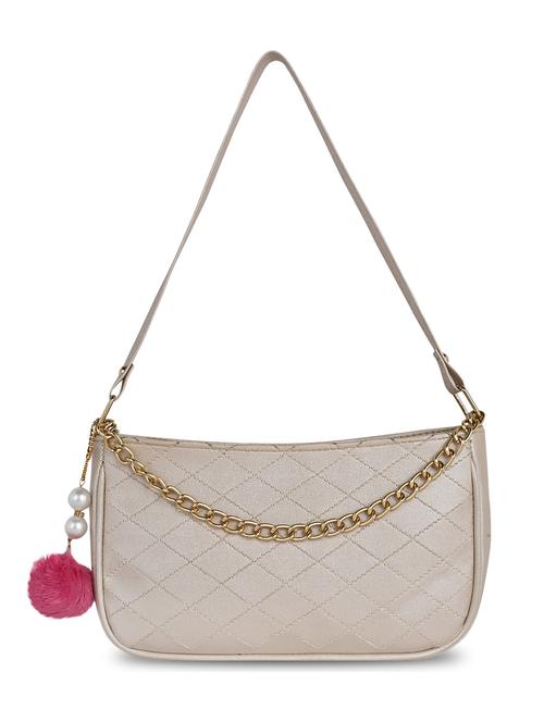 cream leatherette (pu) sling bag - 21465505 - Very Small Image - 1