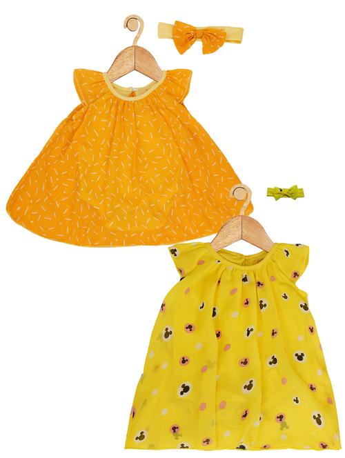 girls pack of 2 printed frock - 21465860 - Very Small Image - 1