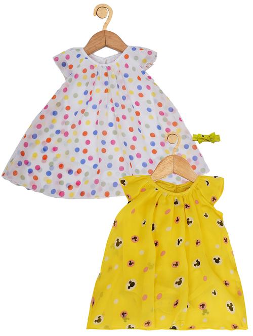 girls pack of 2 printed frock - 21465862 - Very Small Image - 1