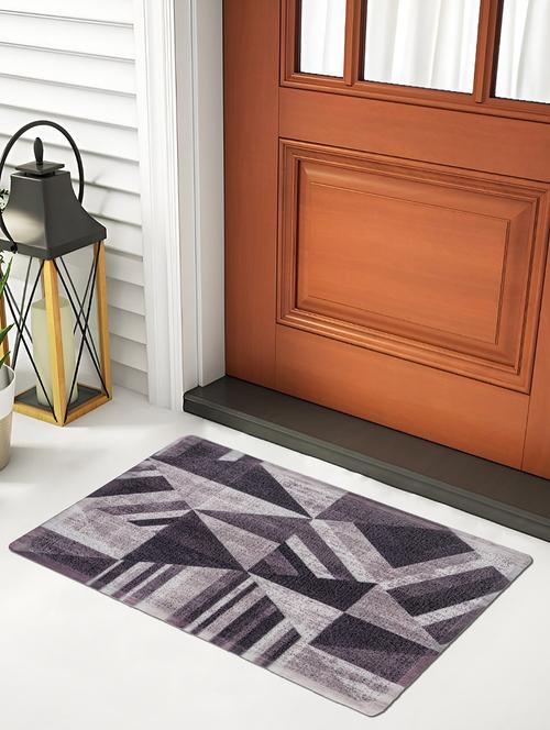 fabinaliv multicolor geometric rubber anti skid door mat (75x45 cm) - 21466015 - Very Small Image - 1
