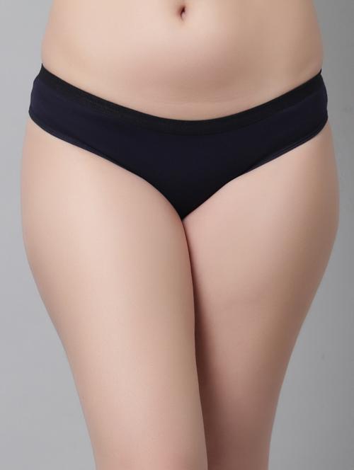 navy blue cotton regular panty - 21466564 - Very Small Image - 1