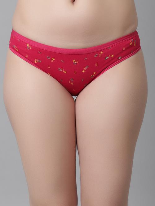 pink cotton regular panty - 21466571 - Very Small Image - 1