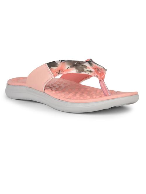 pink pu slippers flip flops - 21467172 - Very Small Image - 1