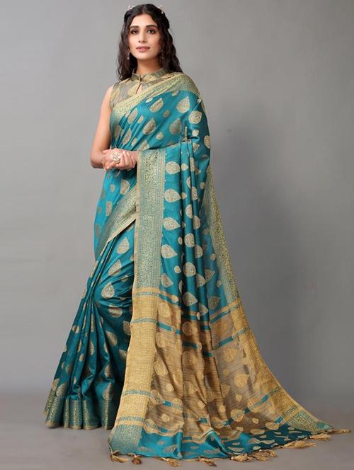 women self design bordered saree - 21467861 - Very Small Image - 1