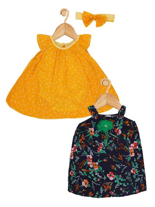 girls pack of 2 multi color frock - 21469367 - Very Small Image - 1