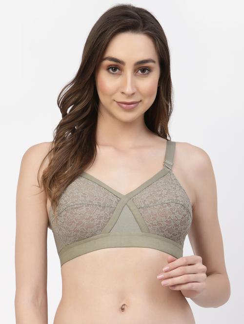 wmen solid lace detailed bra - 21469826 - Very Small Image - 1