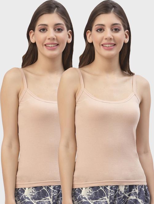 women pack of 2 solid camisoles - 21470157 - Very Small Image - 1