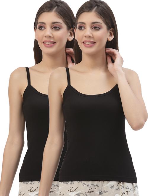 women pack of 2 solid camisoles - 21470213 - Very Small Image - 1