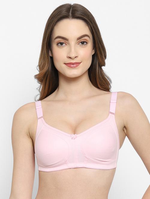 women solid cotton blend minimizer bra - 21470323 - Very Small Image - 1