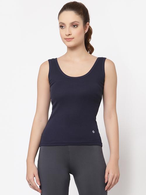 navy blue cotton camisole - 21470334 - Very Small Image - 1