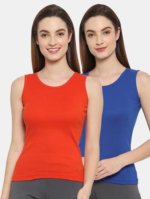 women pack of 2 solid camisoles - 21470393 - Very Small Image - 1