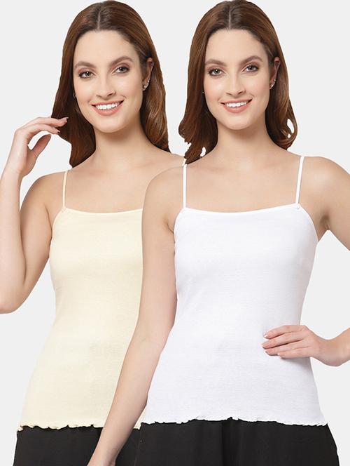 women pack of 2 solid camisoles - 21470468 - Very Small Image - 1