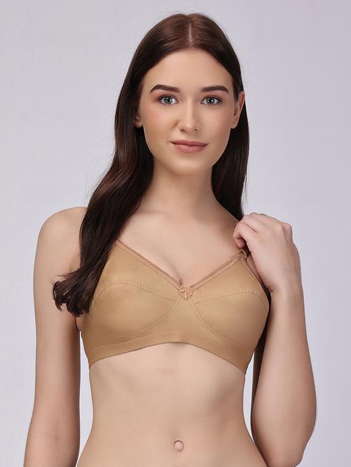 beige cotton tshirt bra - 21470571 - Very Small Image - 1