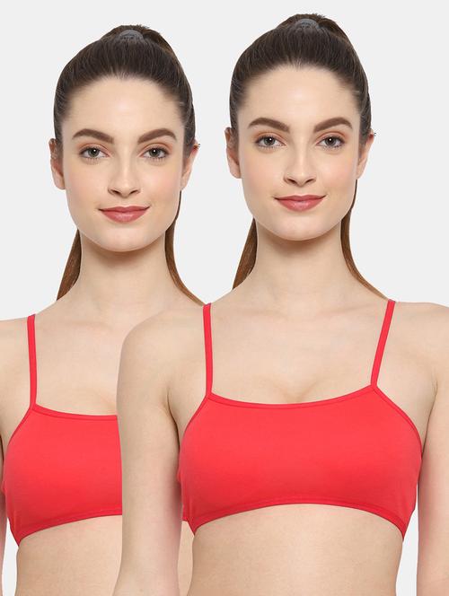 pack of 2 women solid sports bra - 21470861 - Very Small Image - 1