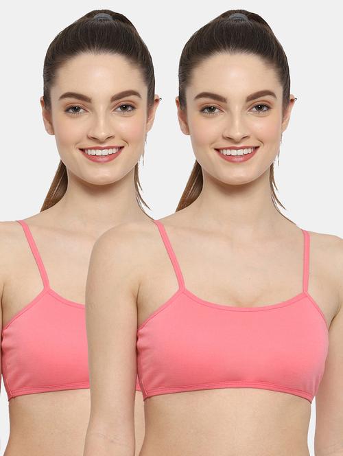 pack of 2 women solid sports bra - 21470867 - Very Small Image - 1