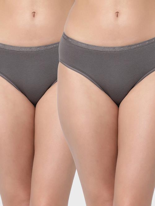 women pack of 2 solid hipster panty - 21471430 - Very Small Image - 1