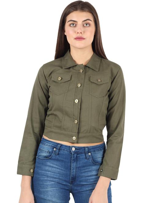 green denim jacket - 21473214 - Very Small Image - 1
