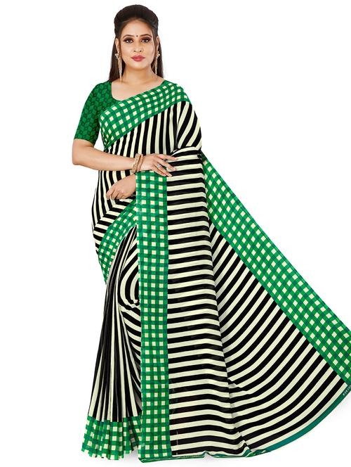 women multi colored printed saree - 21480813 - Very Small Image - 1