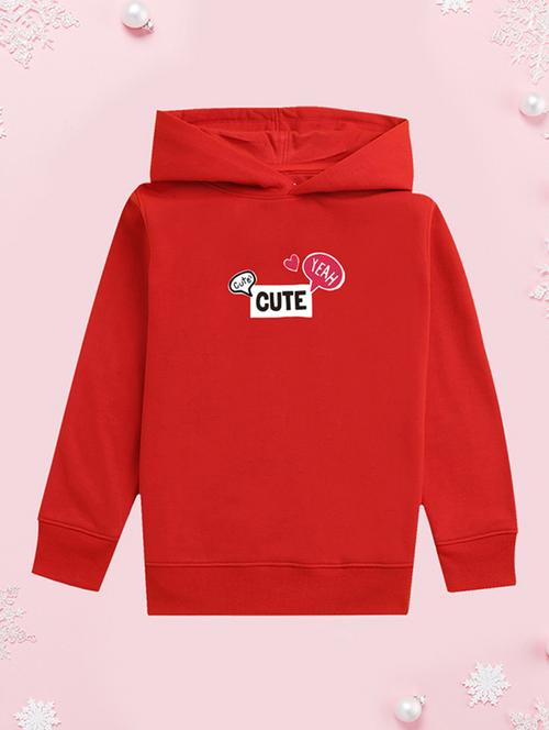 girls hooded neck long sleeves sweatshirts - 21482906 - Very Small Image - 1