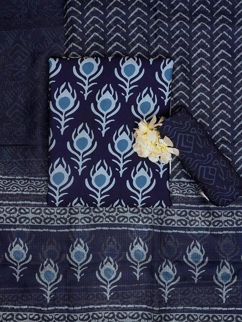 women printed unstitched suit set - 21483796 - Very Small Image - 1