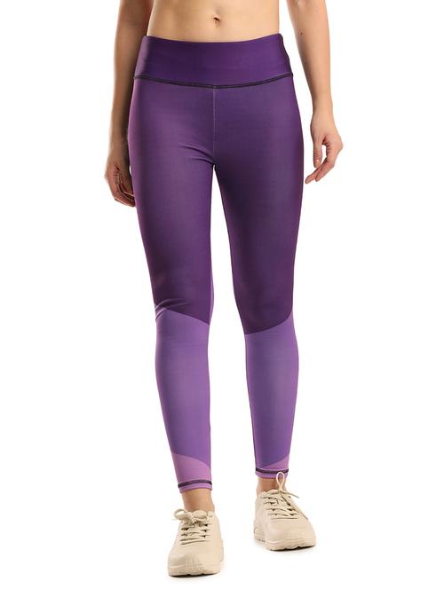 women printed mid rise polyester legging - 21484189 - Very Small Image - 1