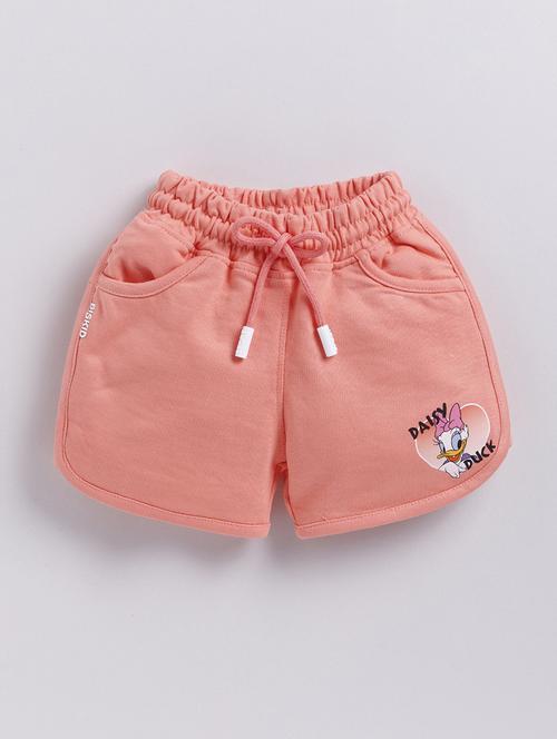 kids orange cotton shorts - 21484439 - Very Small Image - 1