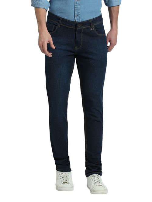 men solid mid rise slim fit jean - 21484931 - Very Small Image - 1