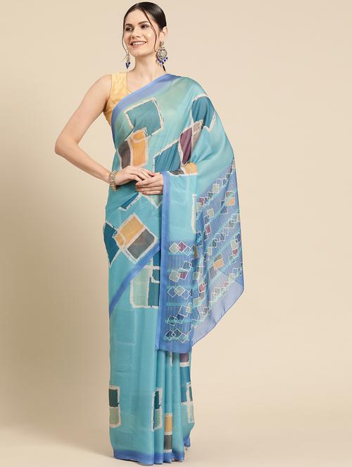 women printed saree - 21485231 - Very Small Image - 1