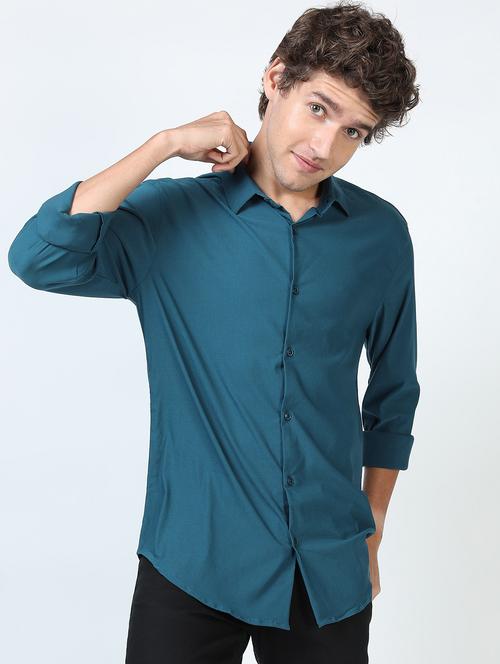men collared long sleeves casual shirt - 21487206 - Very Small Image - 1