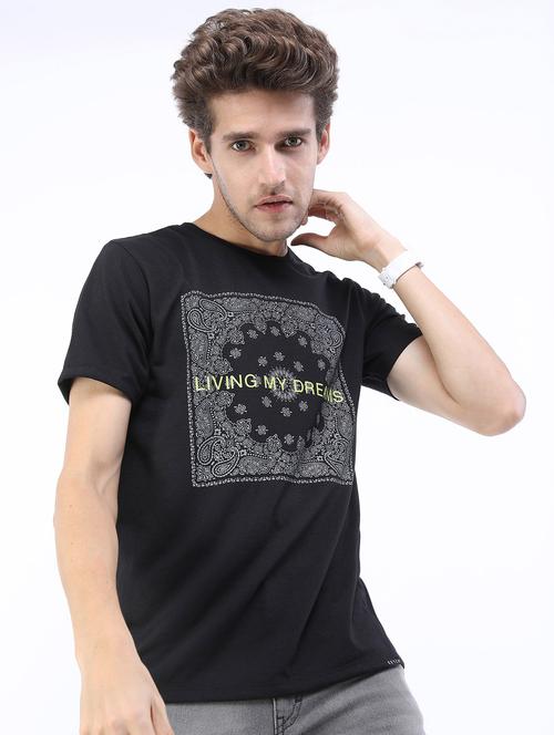 men short sleeved front printed t-shirt - 21488031 - Very Small Image - 1