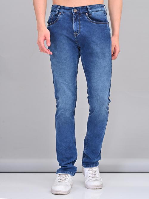 men solid mid rise slim fit jean - 21489064 - Very Small Image - 1