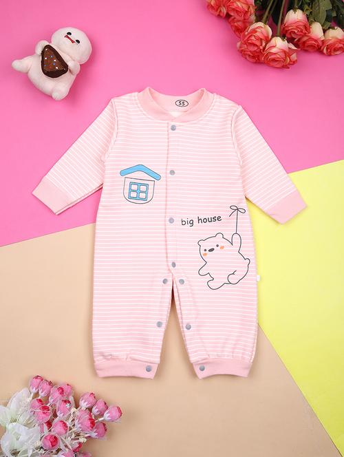 kids long sleeves printed romper - 21491591 - Very Small Image - 1
