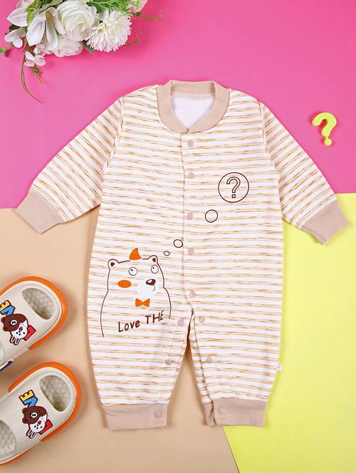 kids long sleeves printed romper - 21491870 - Very Small Image - 1
