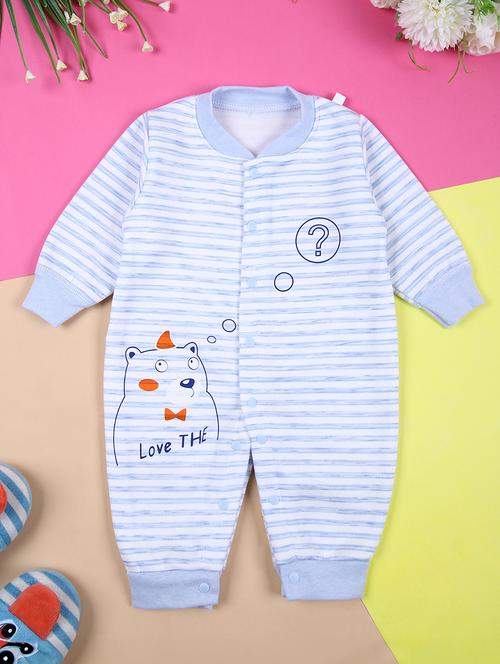 kids long sleeves printed romper - 21491871 - Very Small Image - 1