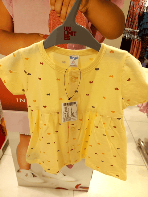 yellow single jersey frock - 21492378 - Very Small Image - 1