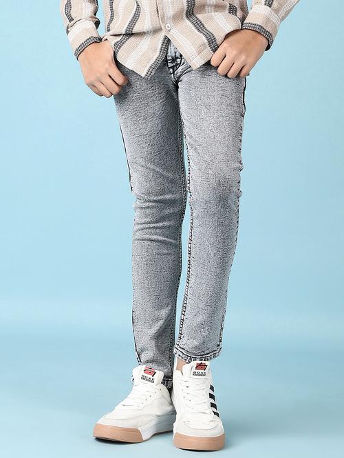 boys grey plain jean - 21492486 - Very Small Image - 1