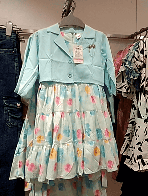 assorted georgette frock - 21492808 - Very Small Image - 1