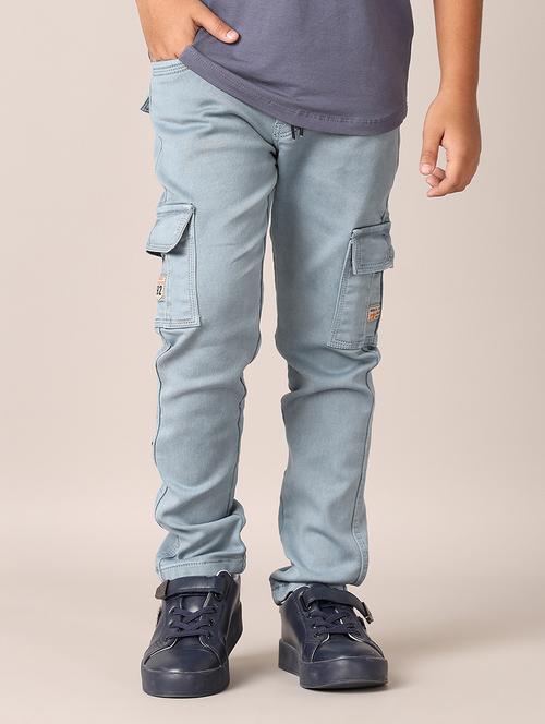 boys blue plain jean - 21493433 - Very Small Image - 1