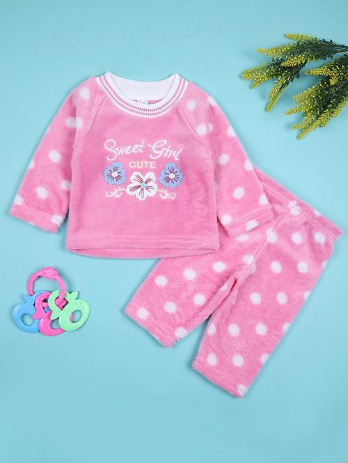 girls pink self-designed full-length set - 21493658 - Very Small Image - 1
